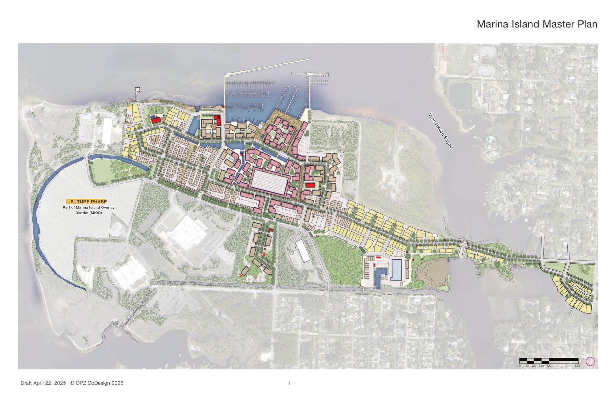 Marina Island Master Plan by DPZ CoDesign